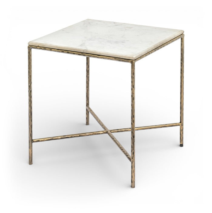 Valen - Marble And Iron Table - Simple Home Plus