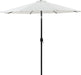 Fiji - Aluminum Patio Umbrella With Round Black Base - Simple Home Plus