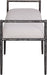 Axis - Linen Textured  Beige Fabric Upholstered Bench - Simple Home Plus