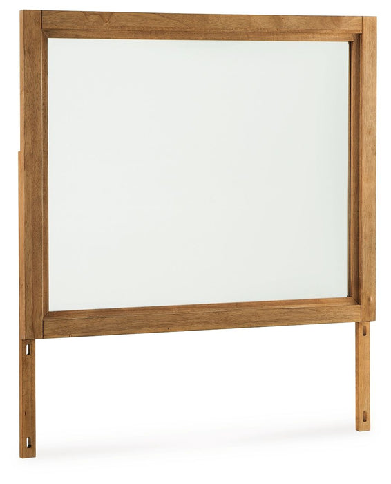 Sherbana - Bedroom Mirror - Light Brown - Simple Home Plus