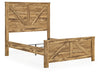 Maystonna - Crossbuck Panel Bed - Simple Home Plus