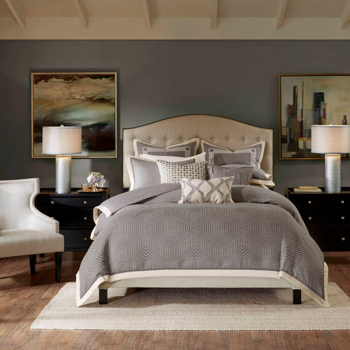 Queen Comforter Set - Gray - Simple Home Plus