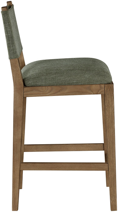 Avon - Linen Textured Performance Fabric Counter Stool - Simple Home Plus