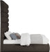 Adam - Boucle Fabric Bed With 89" Headboard - Simple Home Plus