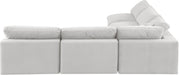 Comfy - 5 Piece Velvet Modular Corner Armless Sectional - Simple Home Plus