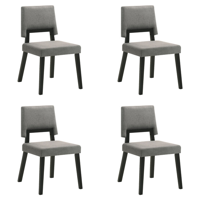 Channell - Dining Chair With Black Frame - Simple Home Plus