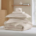 Logan - Full Striped Comforter Set - Neutral - Simple Home Plus