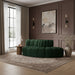 Arc - Boucle Fabric 3 Piece Modular Sofa - Simple Home Plus