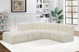 Arc - Faux Leather 5 Piece Corner Modular Sofa - Simple Home Plus