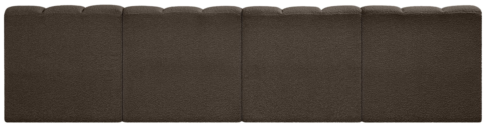 Arc - Boucle Fabric 4 Seats Modular Sofa - Simple Home Plus