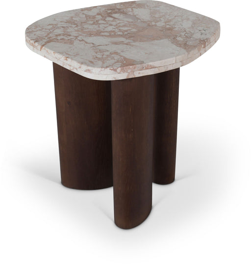Puglia - Marble Top And Oak Wood Base Table - Simple Home Plus