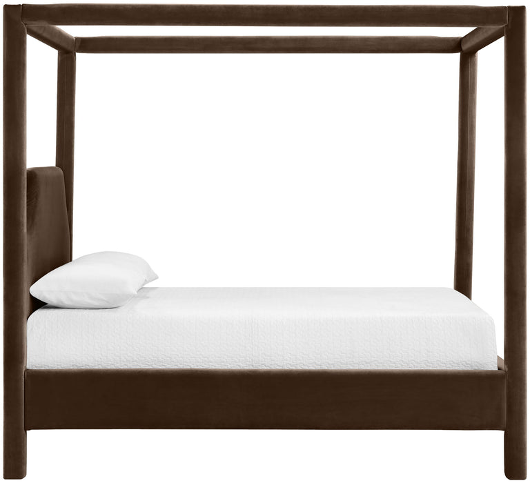 Dawson - Velvet Upholstered Bed - Simple Home Plus