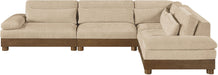 Turin - Chenille Fabric Upholstered Modular Sectional - Beige - Simple Home Plus