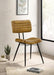 Misty - Leather Upholstered Dining Side Chair (Set of 2) - Camel - Simple Home Plus