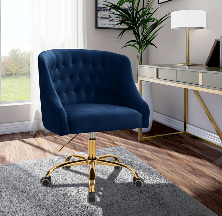 Arden - Office Chair with Gold Legs - Simple Home Plus