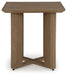 Serene Bay - Dark Brown - Square End Table - Simple Home Plus