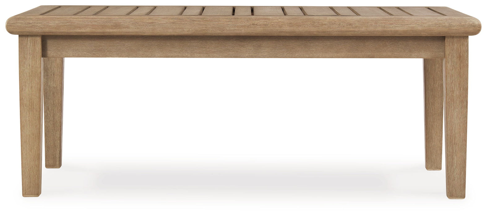 Carter Hall - Rectangular Cocktail Table - Beige - Simple Home Plus