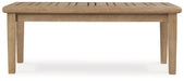 Carter Hall - Rectangular Cocktail Table - Beige - Simple Home Plus