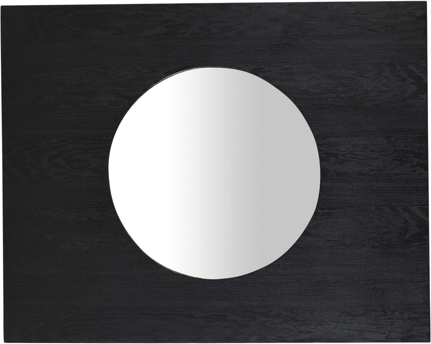 Optic - Oak Wood Frame Mirror - Simple Home Plus