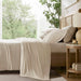 Queen Stretch Jersey Sheet Set - Ivory - Simple Home Plus