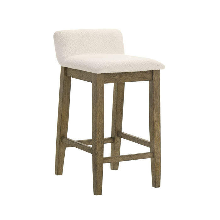 Annikah - Modern Transitional Wood Counter Height Kitchen Bar Stool - Simple Home Plus