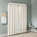 Eden - 84" Fretwork Burnout Sheer Panel - Ivory - Simple Home Plus