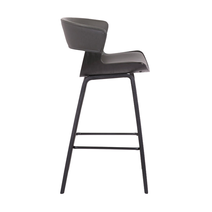 Jagger - Modern Barstool With Black Frame - Simple Home Plus