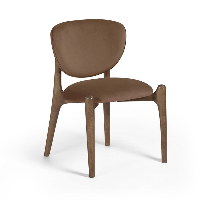 Velora - Upholstered Dining Chair (Set of 2) - Brown Base - Simple Home Plus