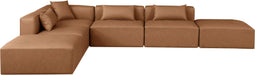Cube - 6 Piece Modular Corner Armless Sectional - Simple Home Plus