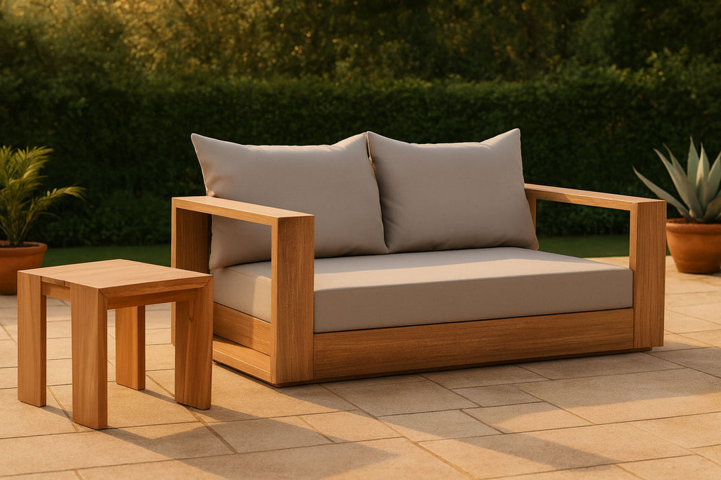 Tulum - Water Resistant Outdoor Loveseat - Simple Home Plus