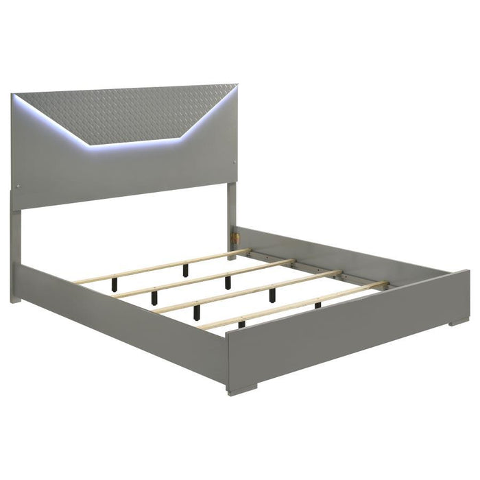 Ives - Panel Bed LED Headboard - Simple Home Plus