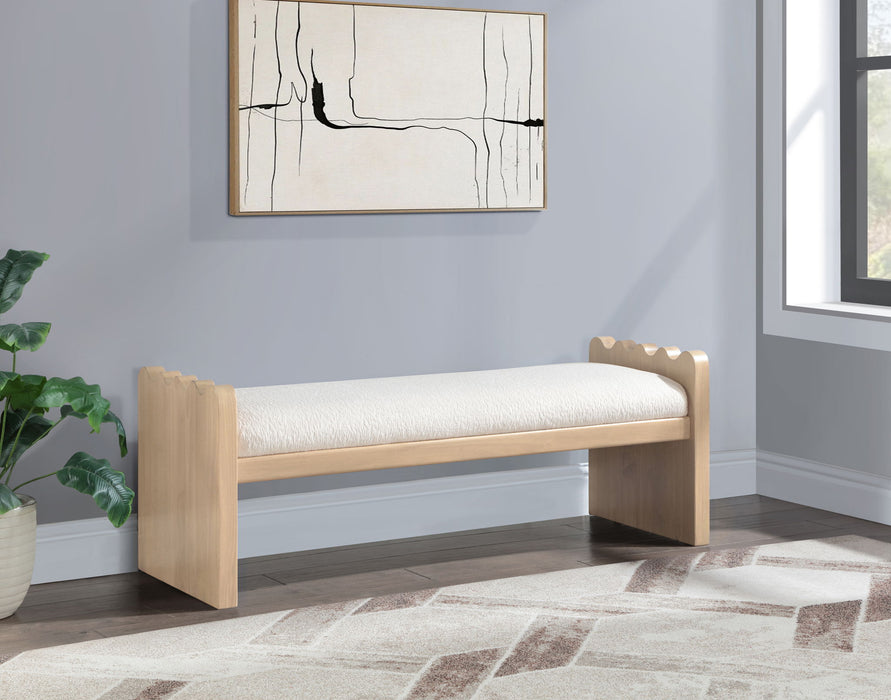 Sonia - Bench With Natural Base - Simple Home Plus