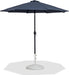 Fiji - Aluminum Patio Umbrella With Round White And Black Base - Simple Home Plus