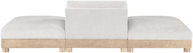 Turin - Chenille Fabric Upholstered Modular Sectional - White - Simple Home Plus