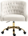 Arden - Office Chair with Gold Legs - Simple Home Plus