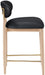 Riccio - Stool - Natural And Gold Frame - Simple Home Plus