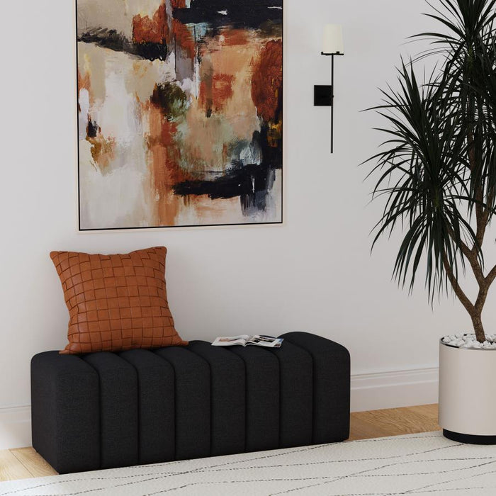 Summer - Fabric Upholstered Tufted Accent Bench - Simple Home Plus