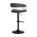 Calista - Adjustable Bar Stool With Golden Bronze Frame - Simple Home Plus