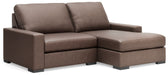 Calden - 2-Piece Sectional With RAF Corner Chaise - Chocolate - Simple Home Plus