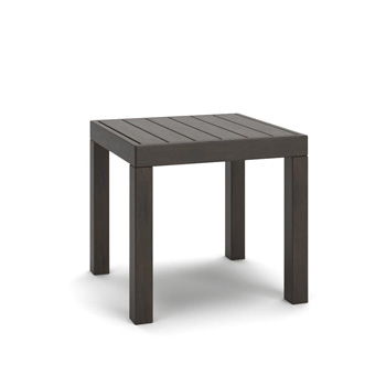Mesa Valley - Square End Table - Dark Brown - Simple Home Plus