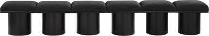 Pavilion - 6 Piece Modular Bench With Black Base - Simple Home Plus