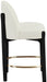 Torino - Counter Stool With Brushed Black Base - Simple Home Plus