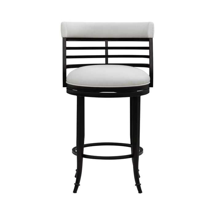 Telia - Upholstered Swivel Counter Height Barstool