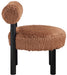 Ambre - Vegan Shearling Fabric Upholstered Accent Chair - Simple Home Plus