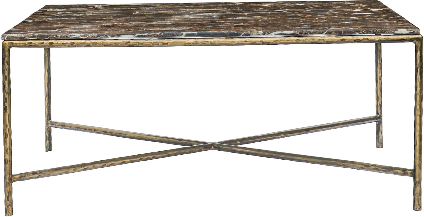 Valen - Marble And Iron Table - Simple Home Plus