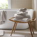 Diagonal Ribbed - 6 Piece Towels Set - Gray - Simple Home Plus