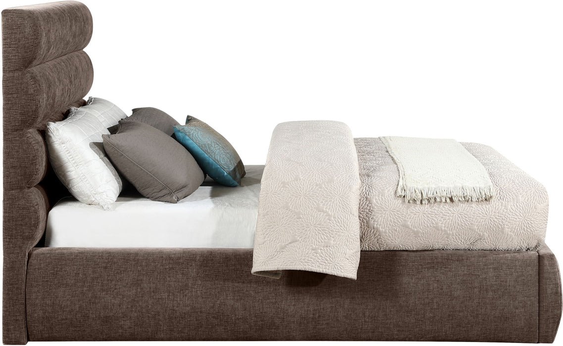Adam - Chenille Fabric Bed With 52" Headboard - Simple Home Plus