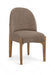 Torino - Upholstered Dining Chair With Brushed Brown Base (Set of 2) - Simple Home Plus