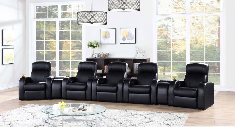 Cyrus - Upholstered Home Theater Seating - Simple Home Plus