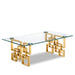 Pierre - Coffee Table - Gold - Simple Home Plus